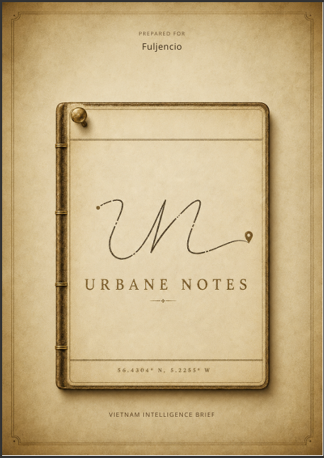 Anonymised Urbane Notes sample guide cover