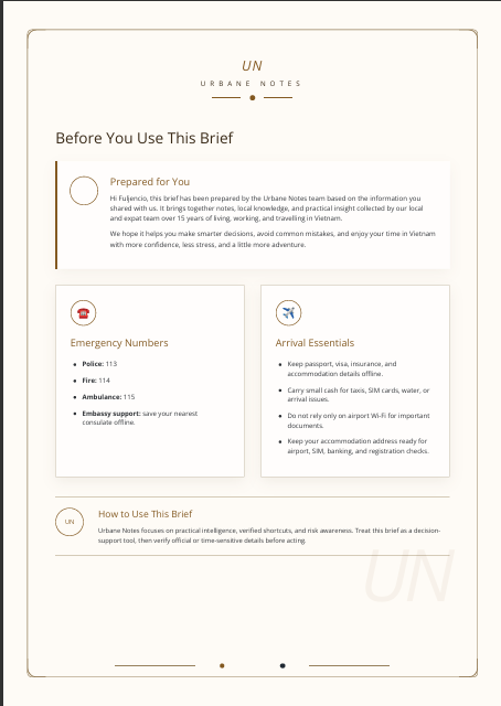Anonymised sample guide introduction page